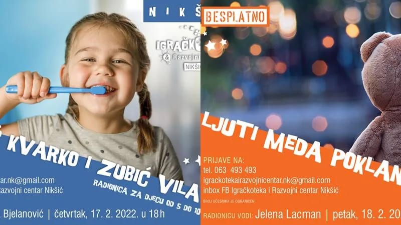 Igračkoteka i Razvojni centar: Radionice o emocijama i održavanju oralne higijene