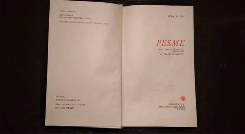Bibliotekar preporučuje – Poezija Ezre Paunda