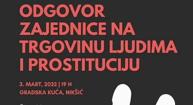 Gradska kuća: Predavanje "Odgovor zajednice na trgovinu ljudima i prostituciju"