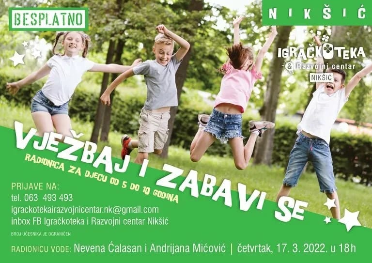 Radionice posvećene emocijama i koordinaciji pokreta