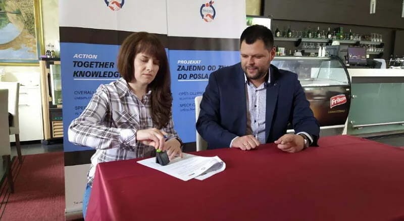 „Zajedno od znanja do posla“: Potpisani ugovori o grantovima sa 23 poslodavca