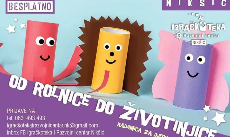 U nikšićkoj Igračkoteci ove sedmice dvije radionice