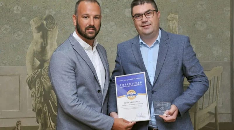 Rovčaninu dodijeljeno priznanje za najboljeg menadžera u 2021. godini