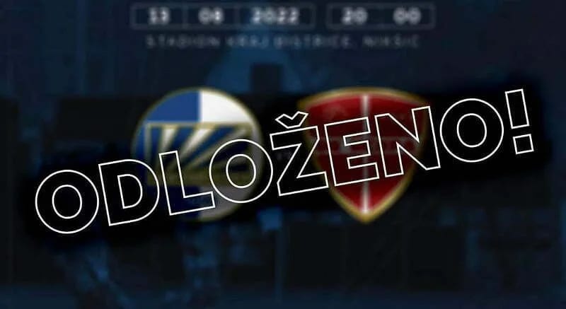 Odložena utakmica sa Iskrom