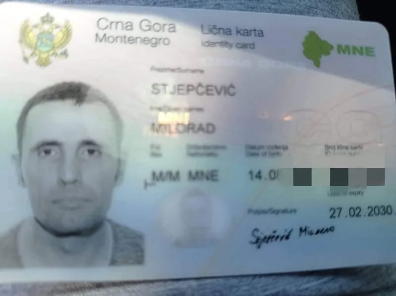 Pronađena lična karta