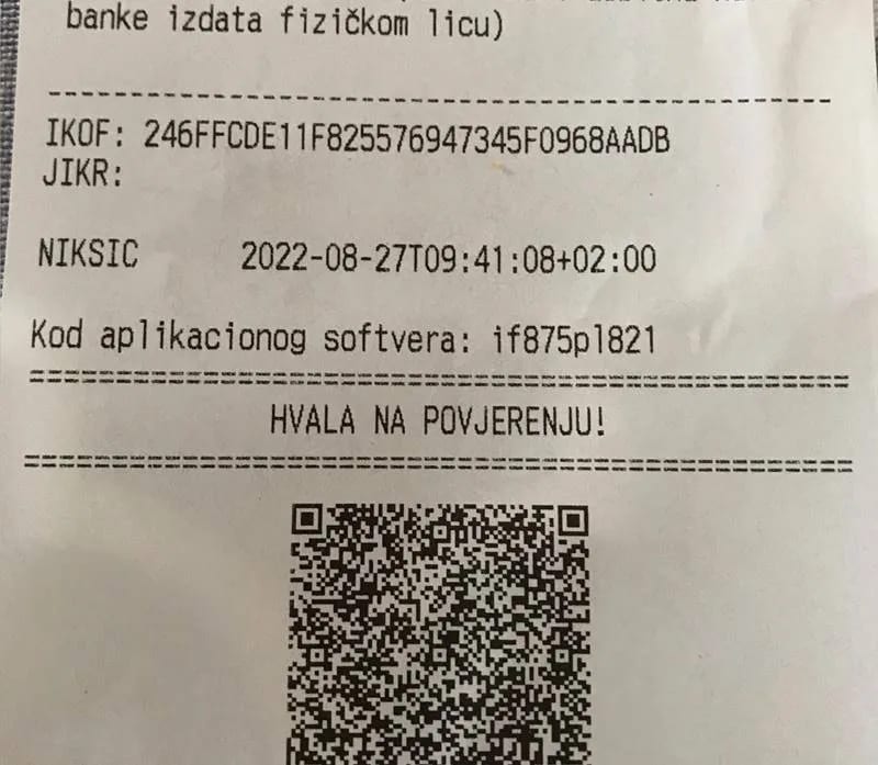 Sistem za fiskalizaciju računa opet van upotrebe