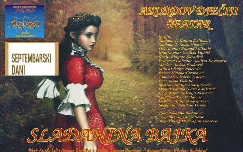 "Slađanina bajka" u Nikšićkom pozorištu