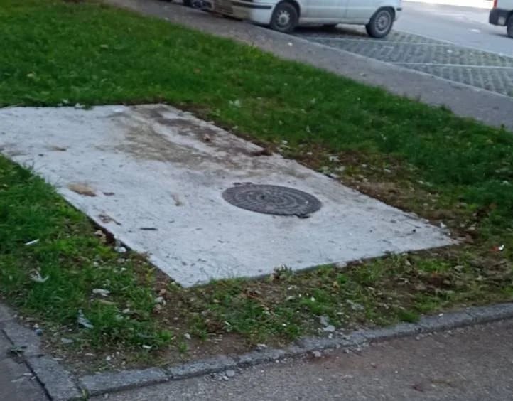FOTO: Nakon pisanja čitalaca šahta zabetonirana
