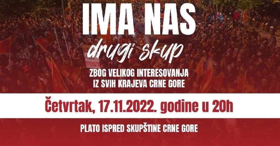 Protest "Ima nas" u četvrtak od 20 sati