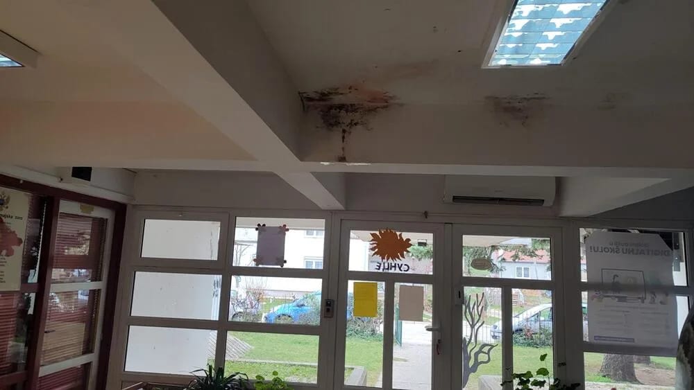 U vrtiću "Sunce" krov prokišnjava, Ministarstvo obećalo kompletnu rekonstrukciju krova
