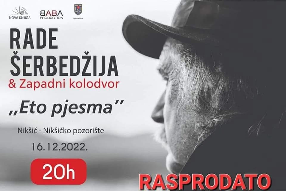 Rade Šerbedžija i "Zapadni kolodvor" večeras u Nikšićkom pozorištu