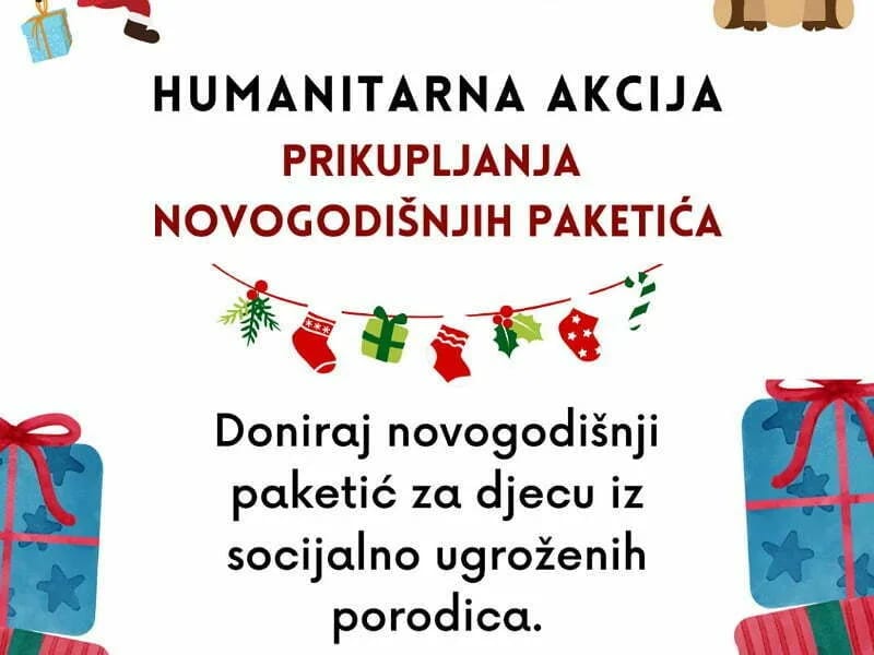 Humanitarna akcija prikupljanja novogodišnjih paketića