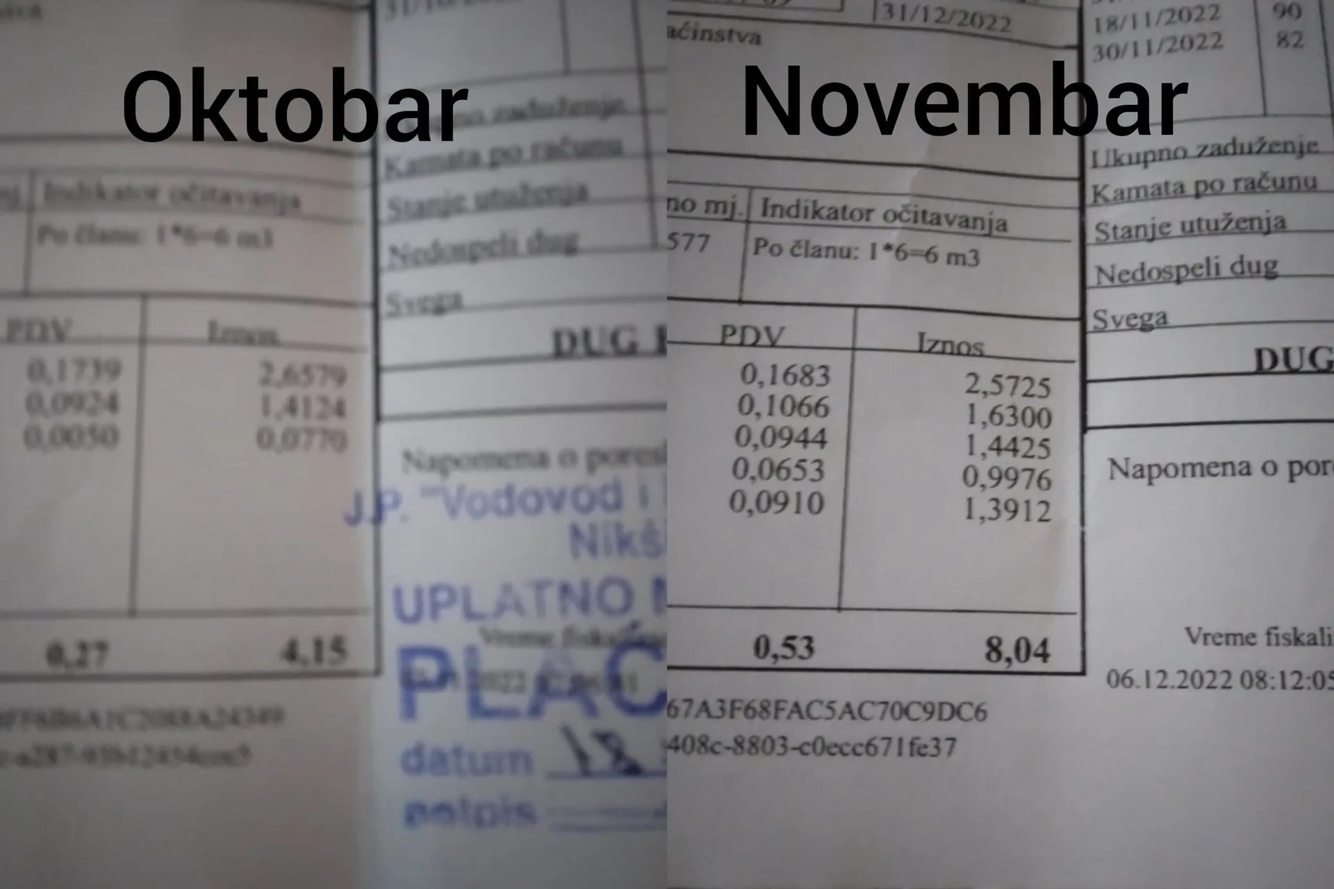 ČITAOCI ŠALJU: Zašto 100 odsto veći račun za vodu?