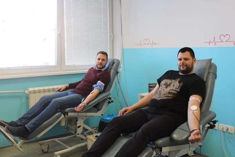 Kovačević i Vuković podržali akciju dobrovoljnog davalaštva krvi