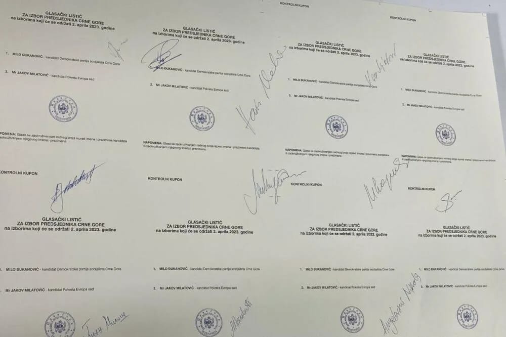 Počelo štampanje glasačkih listića u Bijelom Polju