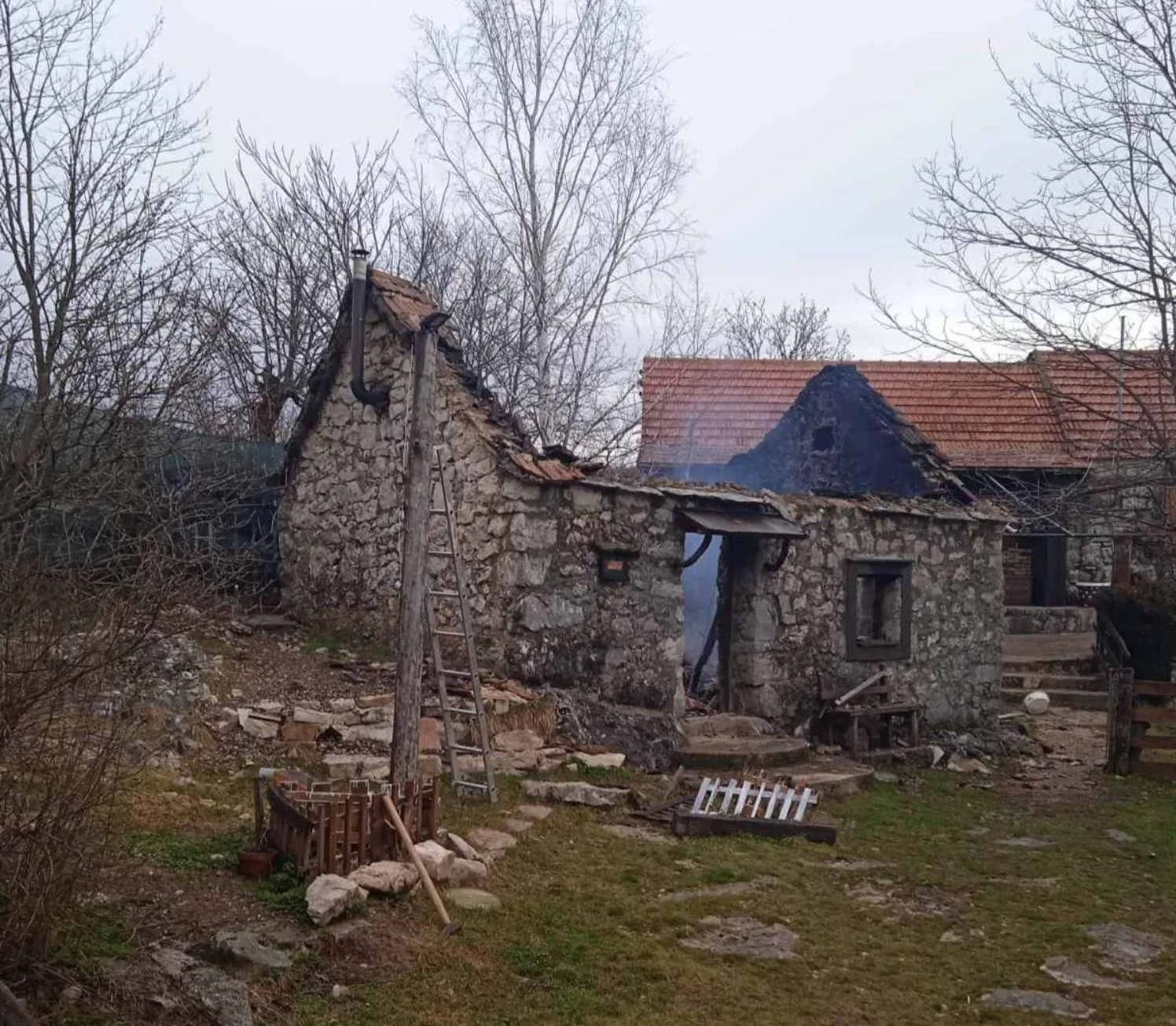 Trubjela: U požaru izgorjela kuća