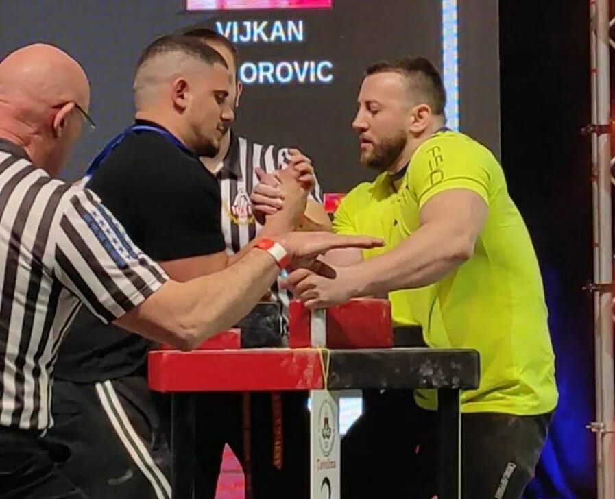 Nikšićanin ponovo pokazao kvalitet: Četvrto mjesto na Evropskom kupu u obaranju ruku