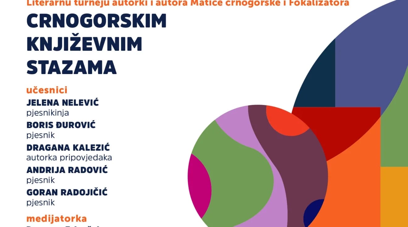 Turneja "Crnogorskim književnim stazama" sjutra stiže u Nikšić