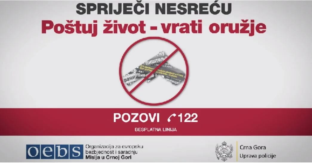 Policija pozvala građane da im predaju oružje