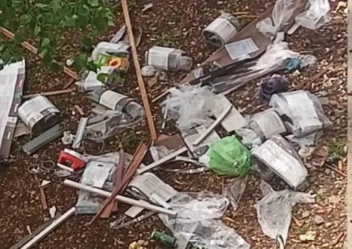 ČITAOCI ŠALJU: Smeće - gdje bi trebalo da niče mlada trava