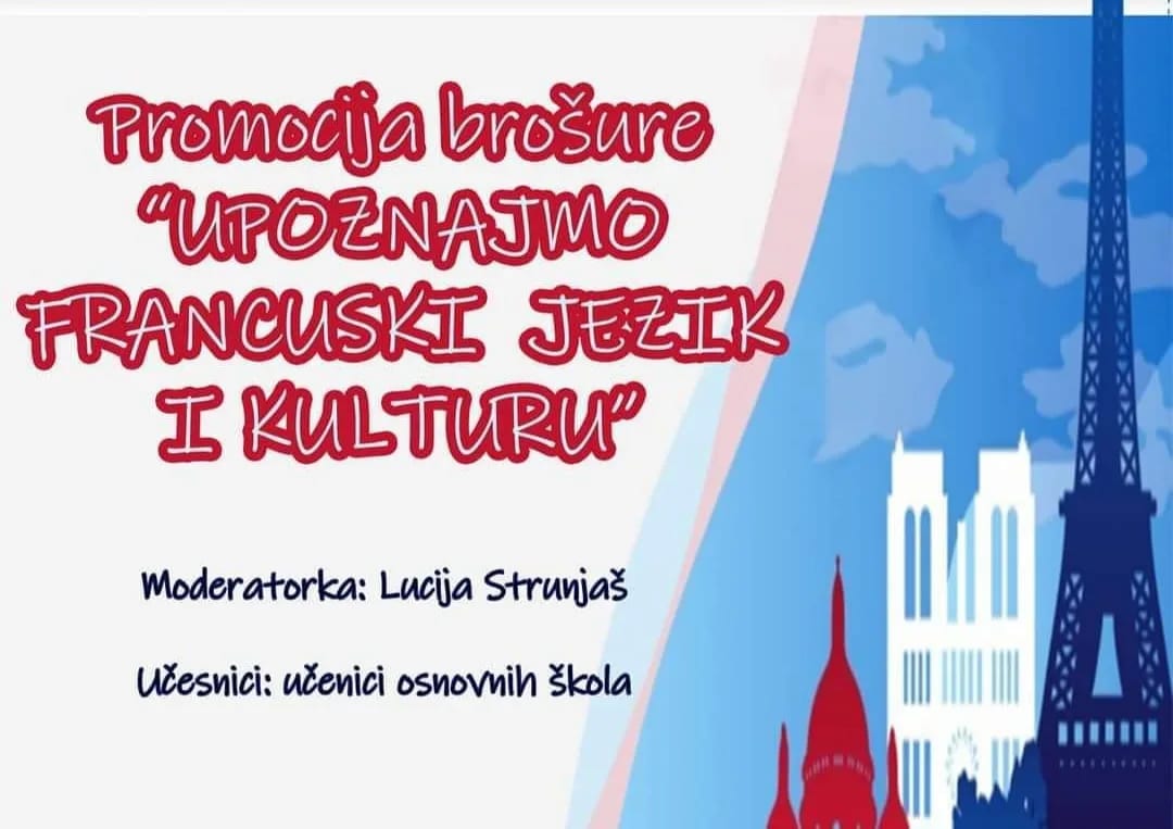 Gradska kuća: Promocija brošure "Upoznajmo francuski jezik i kulturu"