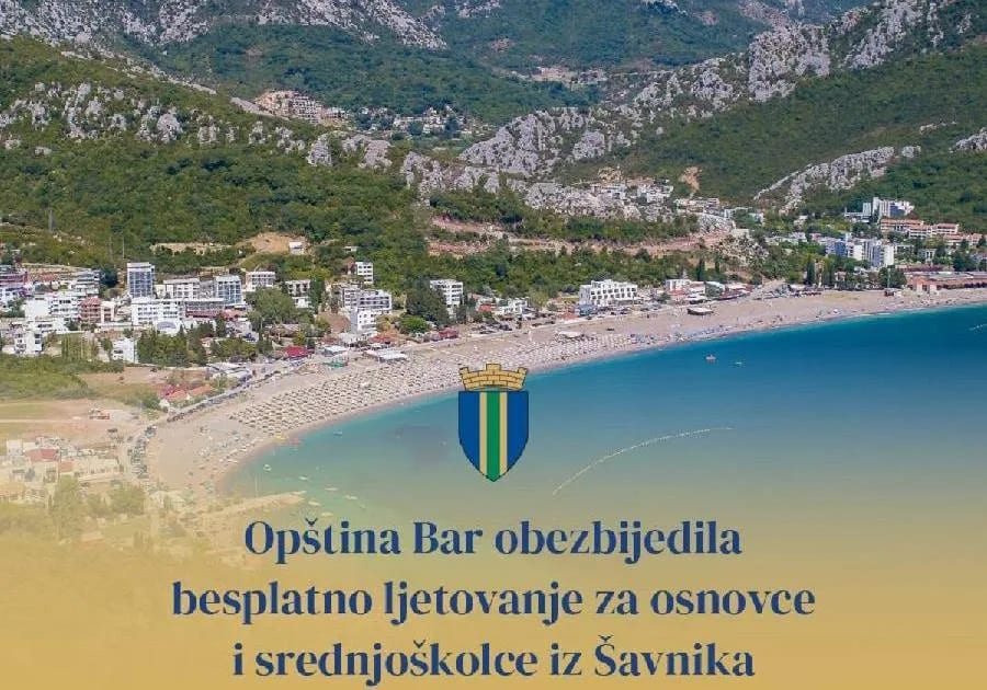 Besplatno ljetovanje za osnovce i srednjoškolce iz Šavnika