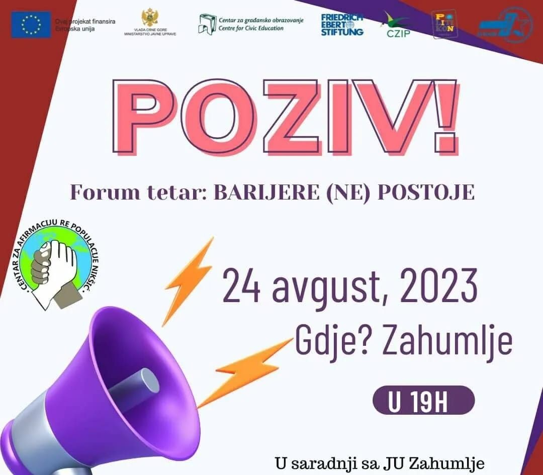 Zahumlje: Predstava "Barijere (ne) postoje"