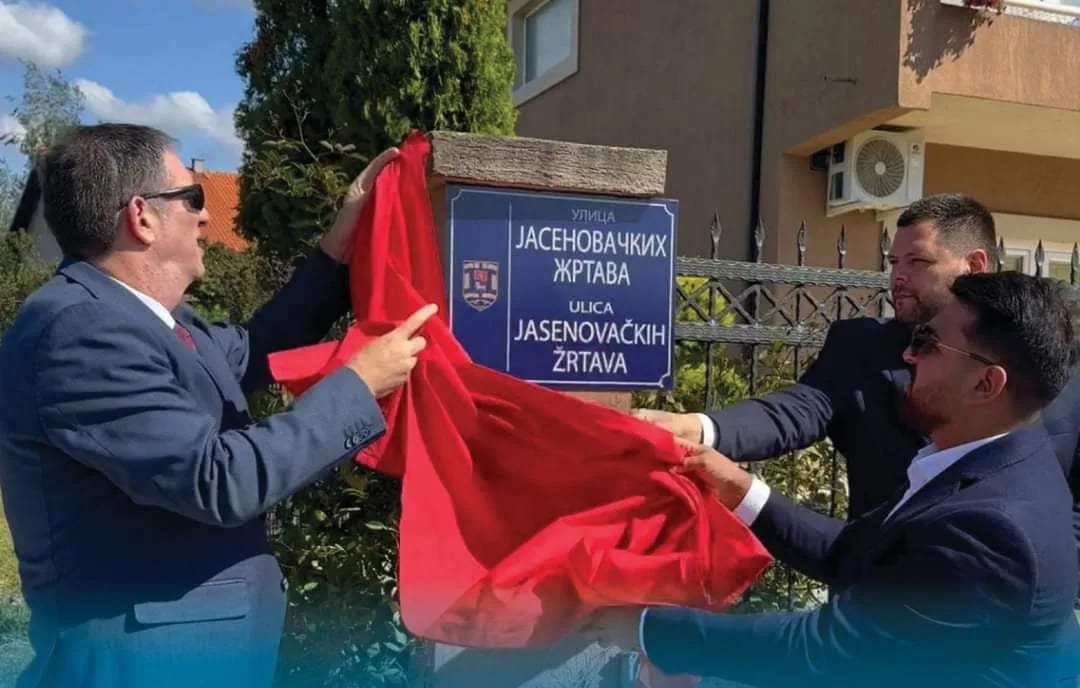 Otvorena ulica u znak sjećanja na jasenovačke žrtve