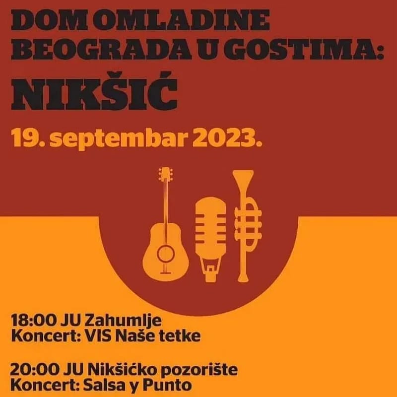Danas tri koncerta u Nikšiću