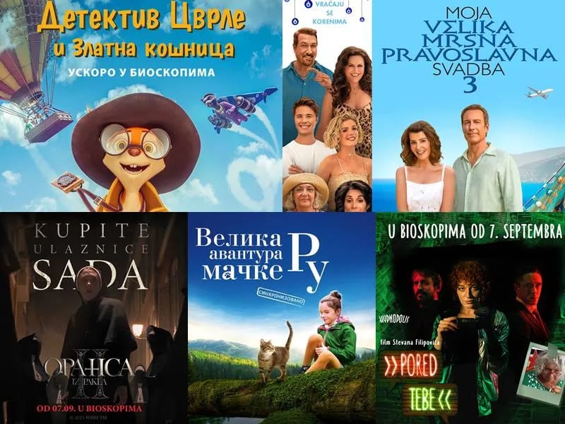Novi repertoar bioskopa Cinema 213