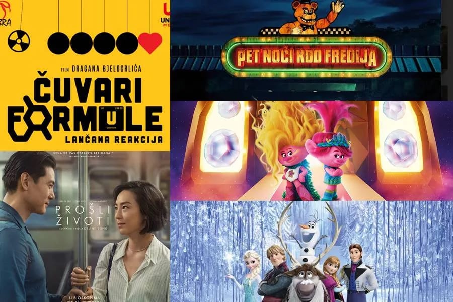 Novi repertoar bioskopa Cinema 213