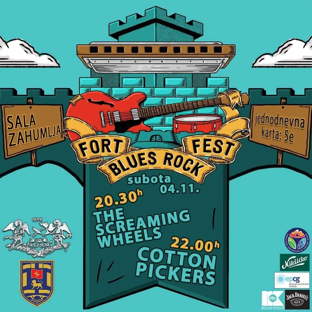 Zahumlje: Koncerti grupa The screaming wheels i Cotton pickers