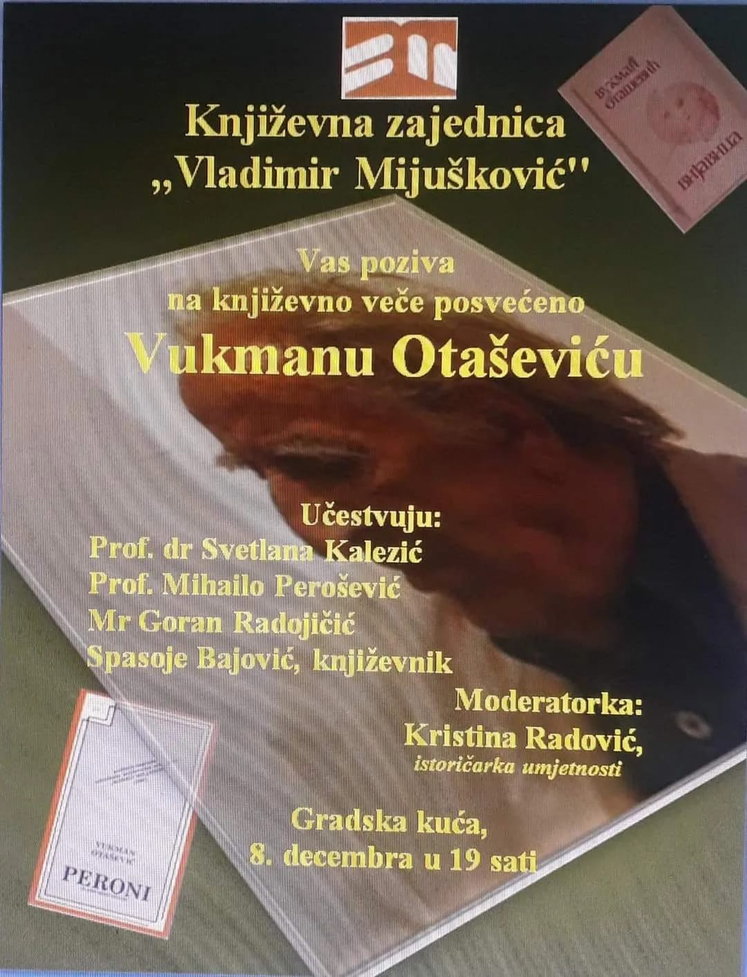 Gradska kuća: Omaž Vukmanu Otaševiću