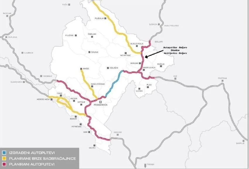 Poziv za idejni projekat za drugu dionicu auto-puta
