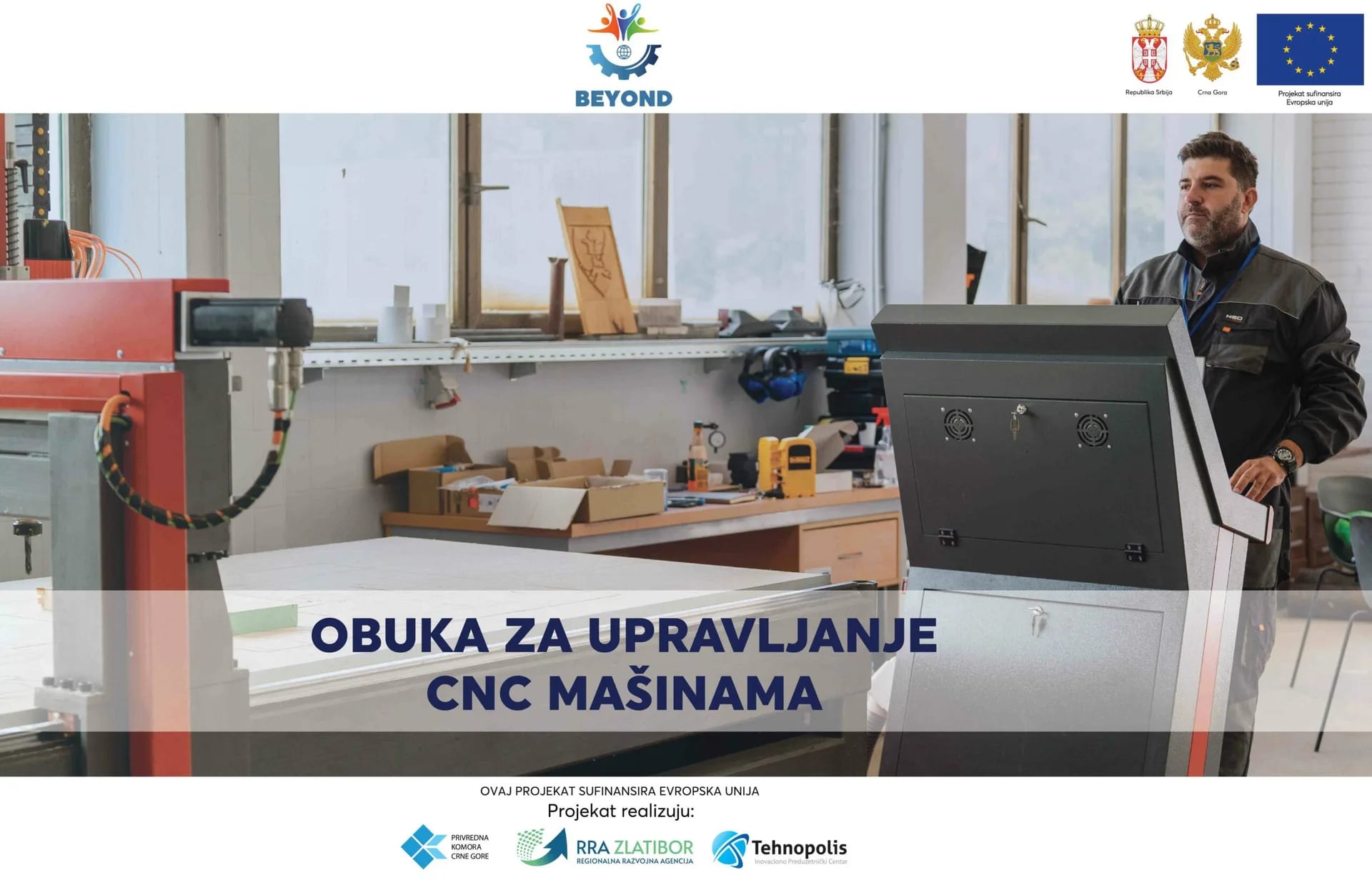 Tehnopolis: Otvorene prijave za obuku na CNC mašinama