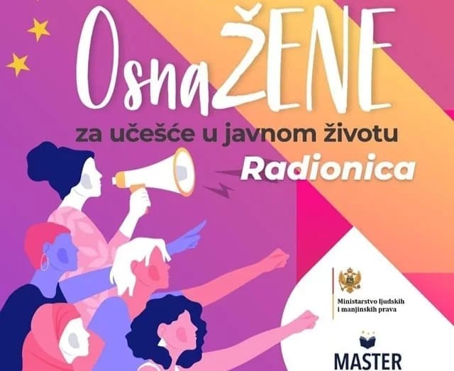 Zainteresovane da se prijave za radionice "OsnaŽENE za učešće u javnom životu"