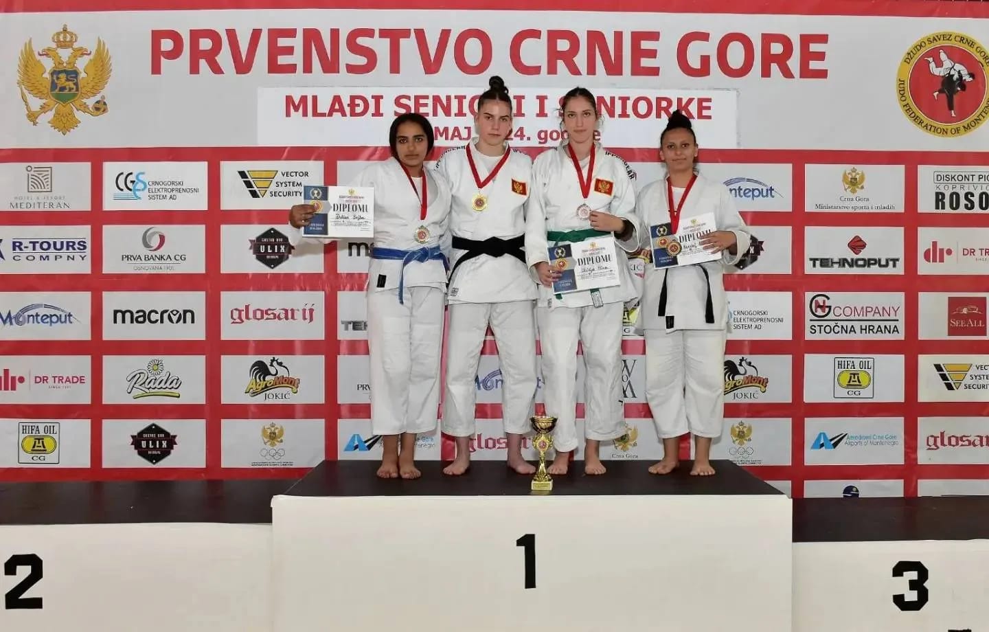 Nikšićki džudisti uspješni na dva prvenstva