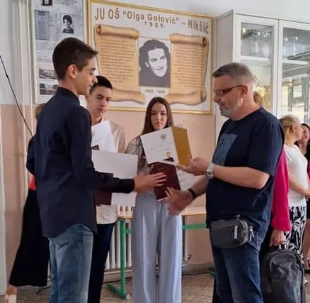 Fondacija Marija Kotri: Nagrada najboljem učeniku OŠ ''Olga Golović''