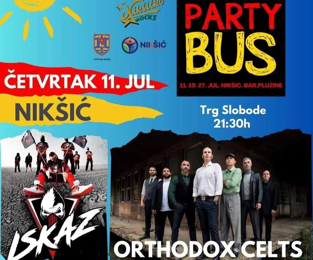 "Party bus": Večeras nastupaju Orthodox Celts i Iskaz