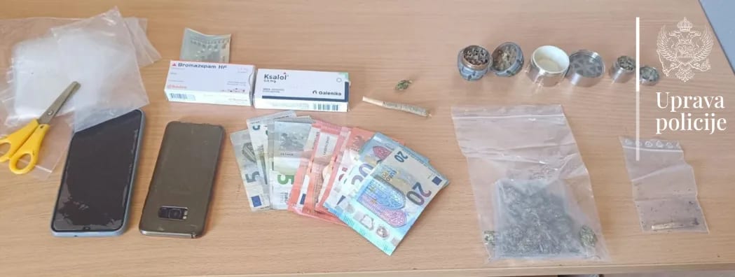 Policija kod Nikšićanina pronašla četiri vrste droga