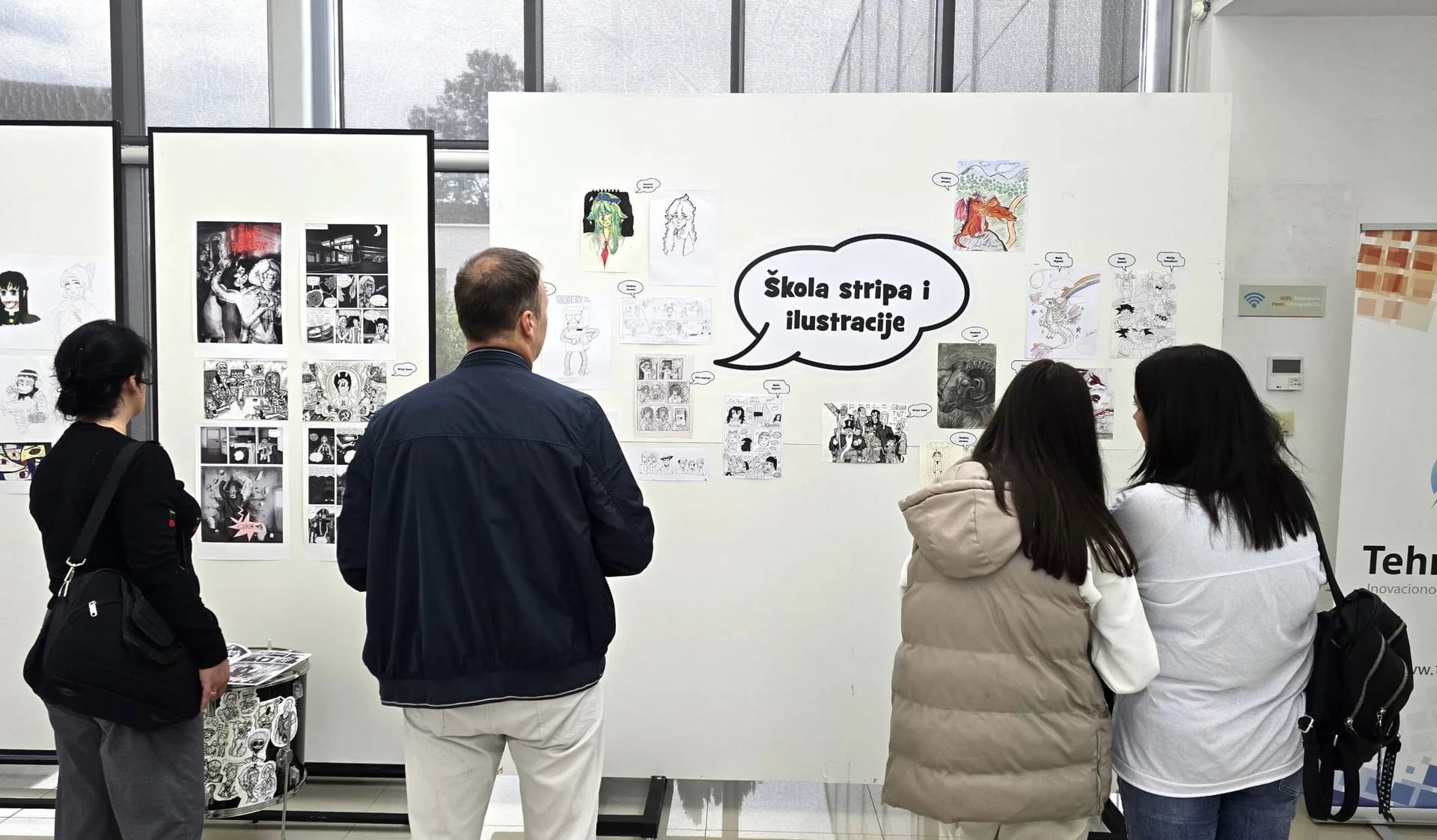 U Tehnopolisu otvorena izložba radova polaznika Škole stripa i ilustracije