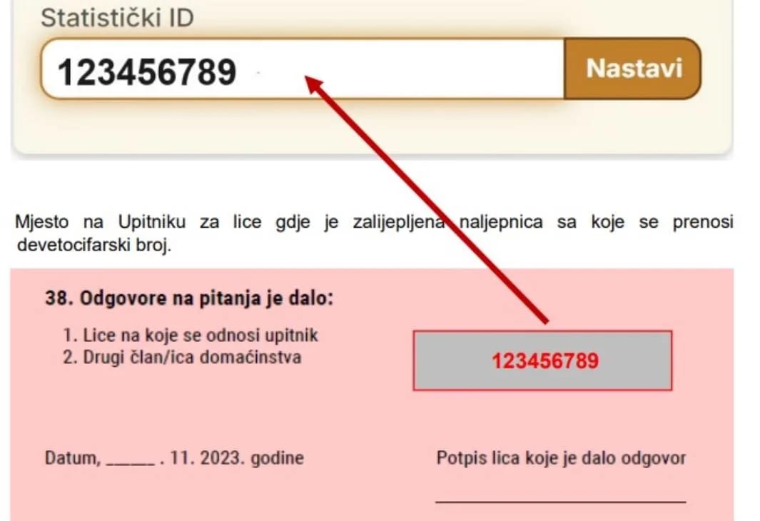 Blizu 13.000 provjera podataka sa popisa, dvije slovne greške