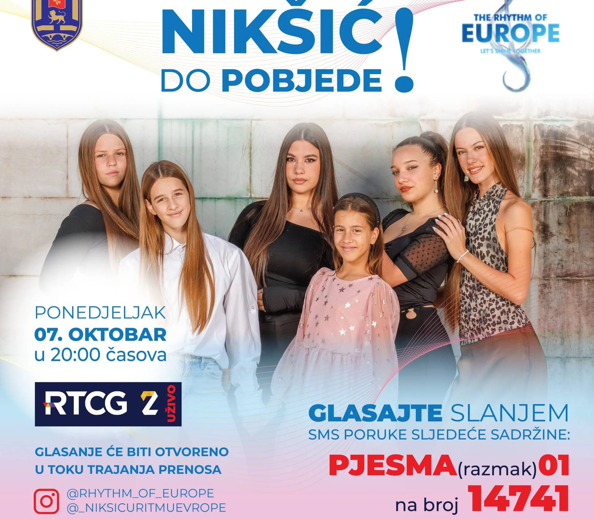 Nikšićanke u finalu "Ritma Evrope", glasajmo za pobjedu