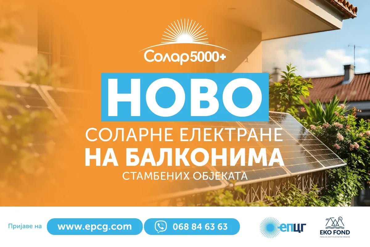 Novo u projektu "Solari 5000+": Solarne elektrane na balkonima