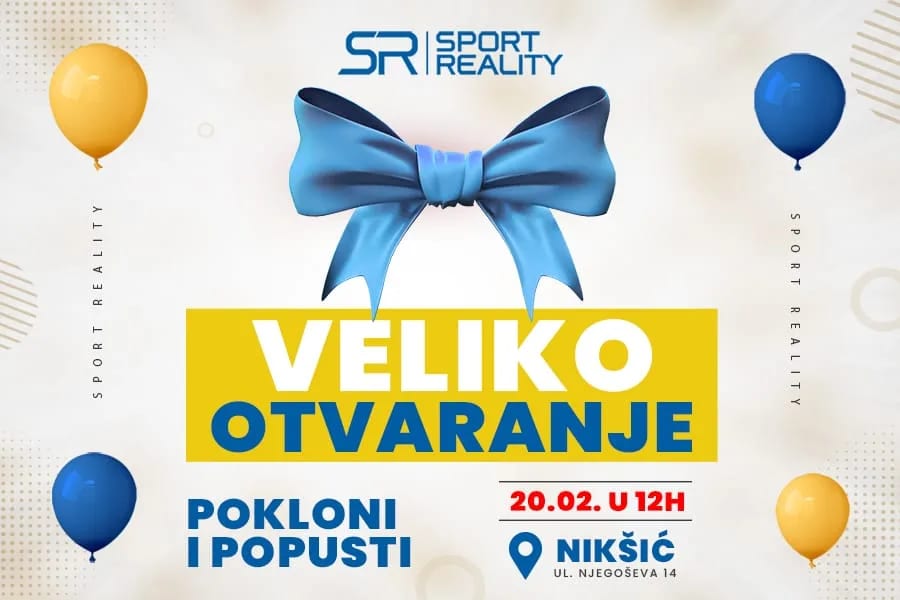 Veliko reotvaranje Sport Reality radnje u Nikšiću