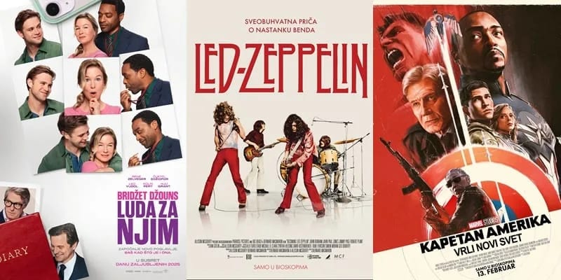 Novi repertoar bioskopa Cinema 213