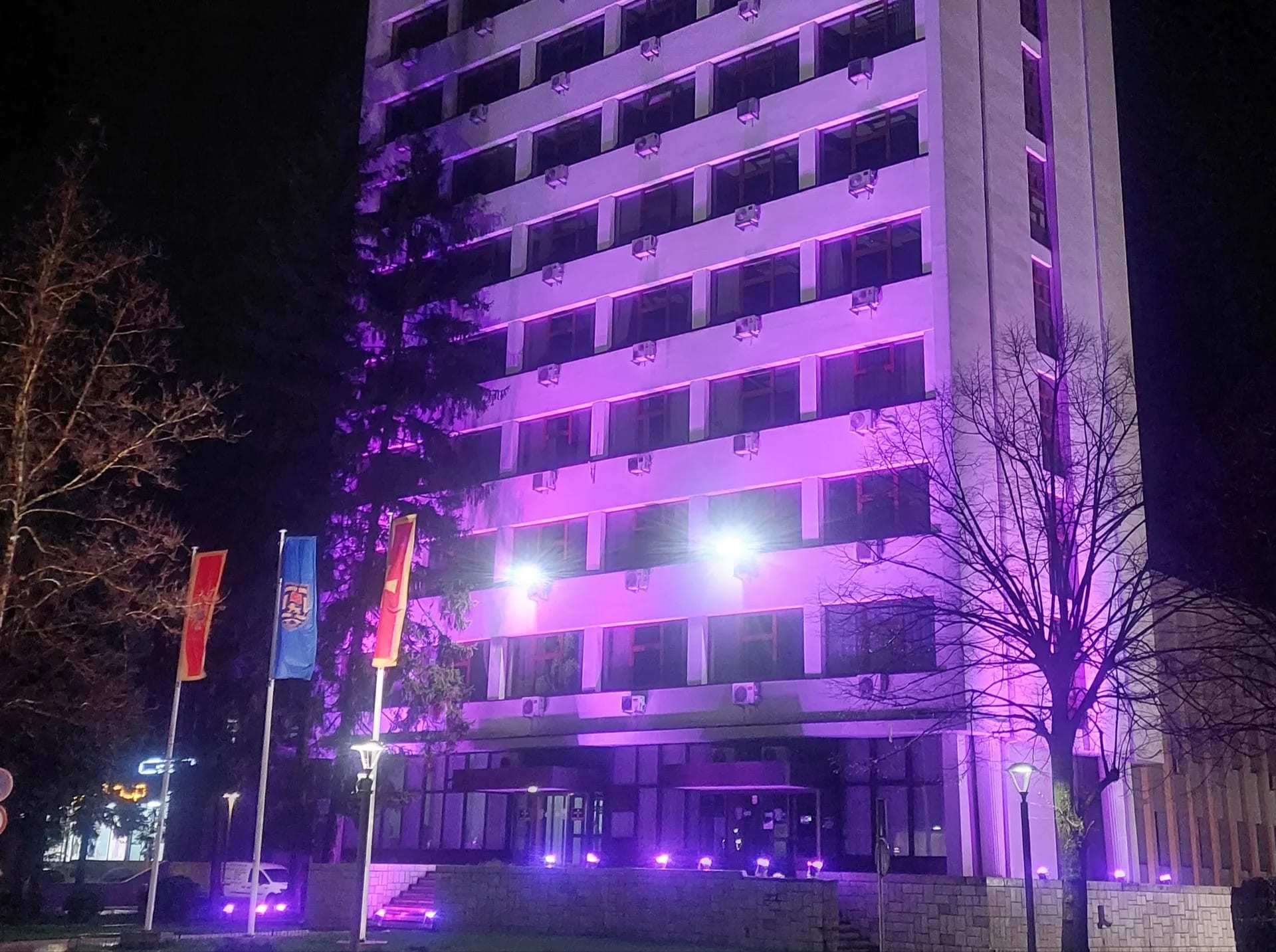 Međunarodni dan epilepsije: Zgrada Opštine sinoć bila u ljubičastoj boji