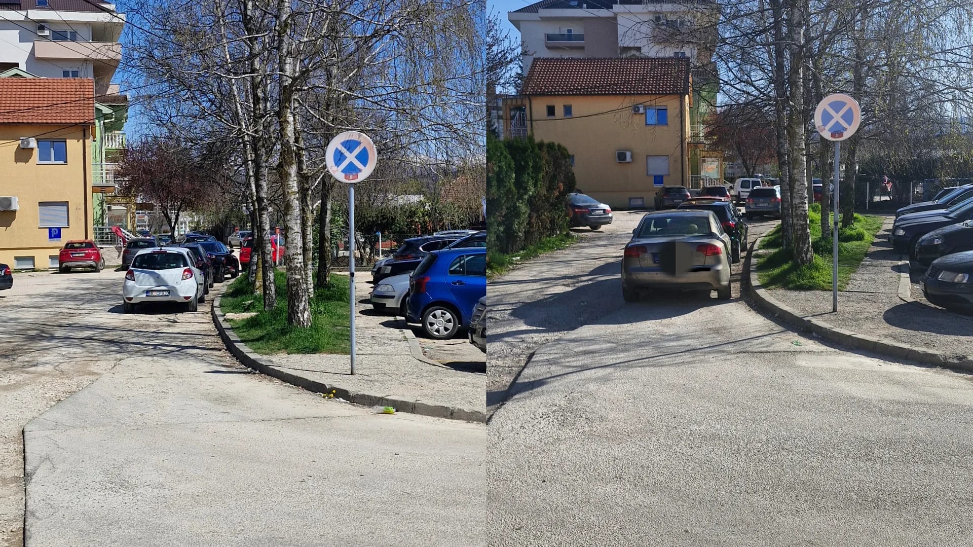 ČITAOCI ŠALJU: Ulica Živka Nikolića pretvorena u parking