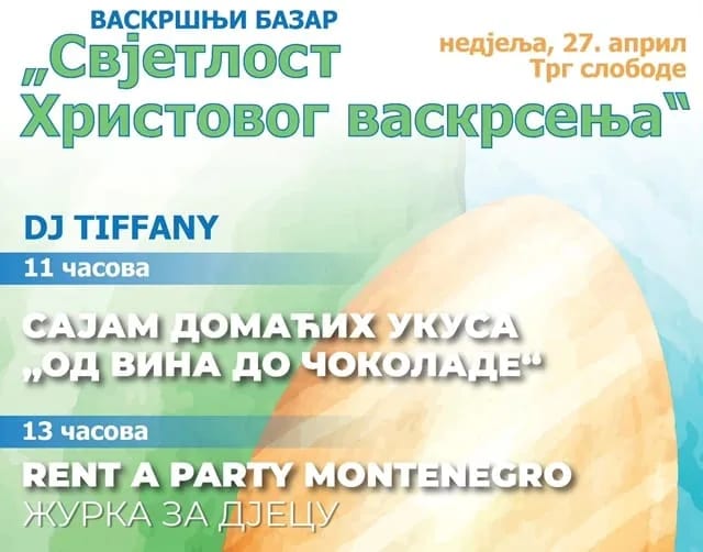 Sajam domaćih ukusa i dječja žurka na Vakršnjem bazaru