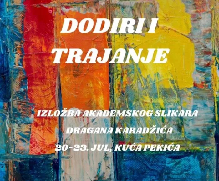 U Kući Pekića izložba radova Dragana Karadžića